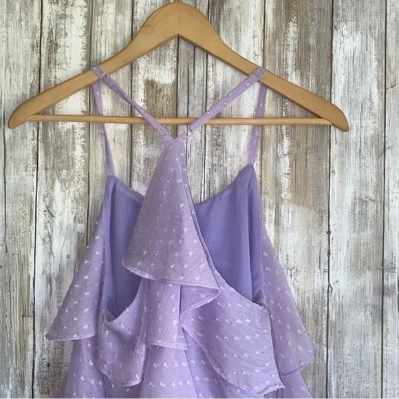 Entro Brentwood Purple Ikat Layered Tank - Picture 5 of 6